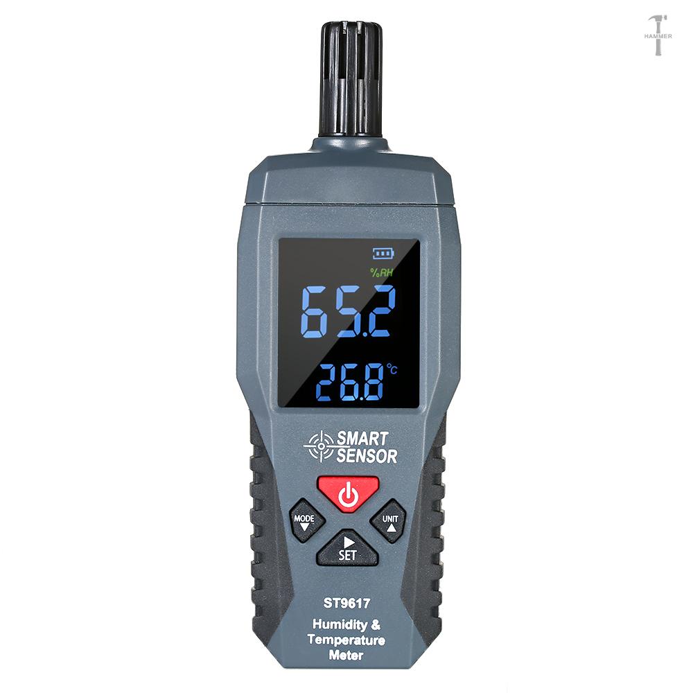 Máy đo nhiệt độ và độ ẩm chính xác cao màn hình LCD