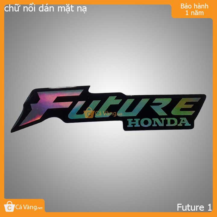 Logo dẽo dán mặt nạ trang trí cho xe Future 1 loại tốt giá rẻ