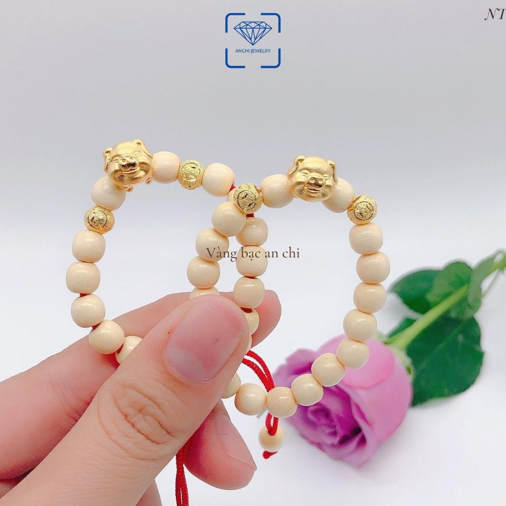 Vòng dâu tằm mix con giáp theo tuổi bé , chuẩn bạc ta - Anchi jewelry