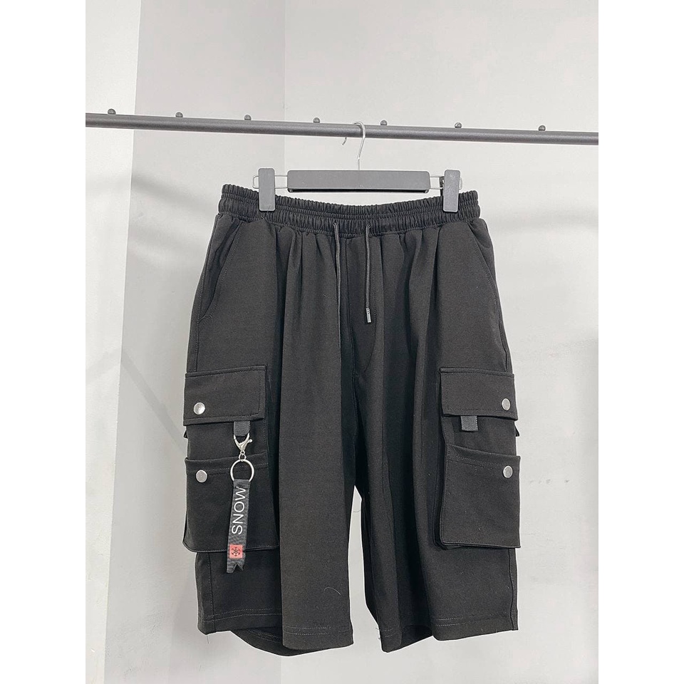 Quần short kaki nam túi hộp BIGSIZE quần lửng nam thể thao thun poly có size lớn cho người béo đến 130kg
