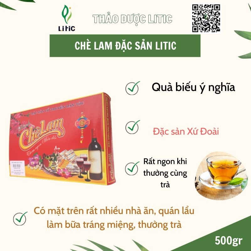 Chè Lam Thạch Xá LITIC loại ngon, dẻo thơm vùng quê xứ Đoài- Món quad ý nghĩa ngày tết