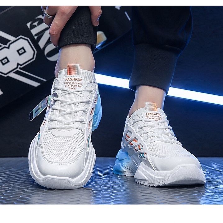 Giày nam sneaker cao cấp thoáng khí hợp thời trang mới hot trend 2022 giày thể thao phong cách hàn Quốc