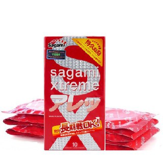Combo 2 hộp bao cao su Sagami 20 chiếc gân gai, kéo dài thời gian quan hệ