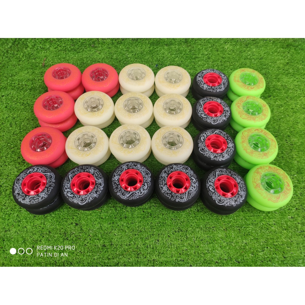 Combo 8 bánh Slide Rồng Cho Giày Patin 76mm,  Hàng chất lượng cao, anh em choi qua đều biết