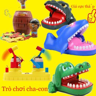 Đồ chơi cá sấu cắn tay tương tác giữa cha mẹ và con cái
