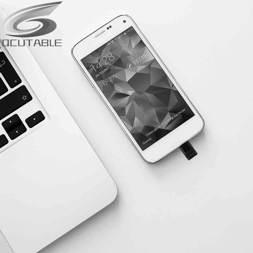 Đầu Chuyển Đổi USB 3.1 Type C Đầu Đực Sang Đầu Cái 90 Độ
