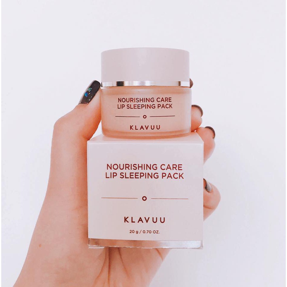 Mặt nạ ngủ dưỡng môi Klavuu Lip sleeping pack.