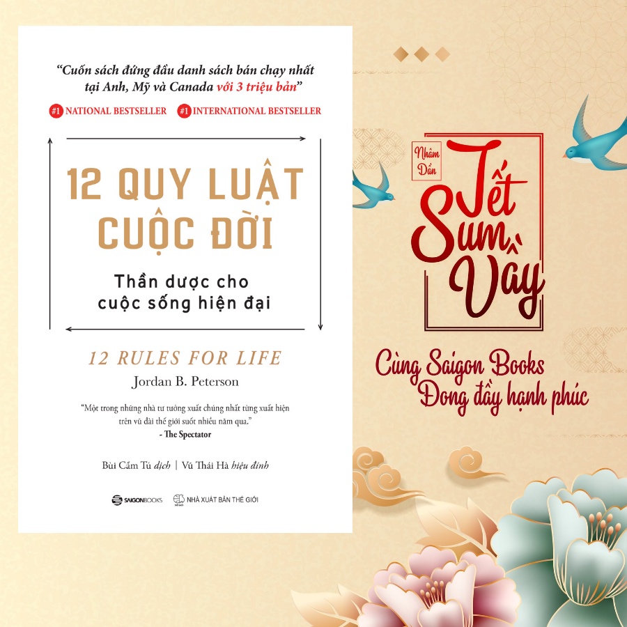 [MÃ giảm 40K]SÁCH: 12 quy luật cuộc đời: Thần dược cho cuộc sống hiện đại (Beyond Order) - Tác giả: Jordan B. Peterson