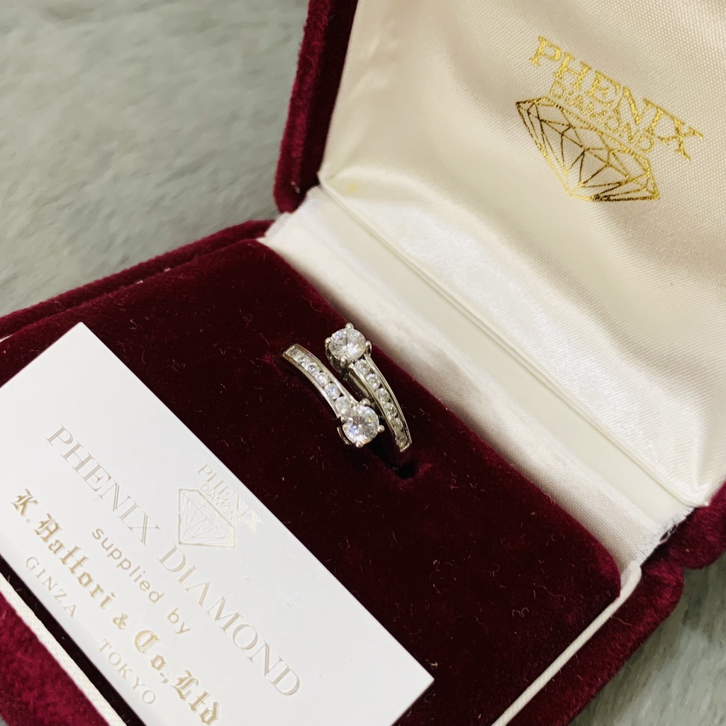 N18. Nhẫn bạc đ.á trắng sang trọng vintage | Độc lạ | Vintage Necklace|| Si Nhật | Japan | 2HAND | trang sức nhật bản