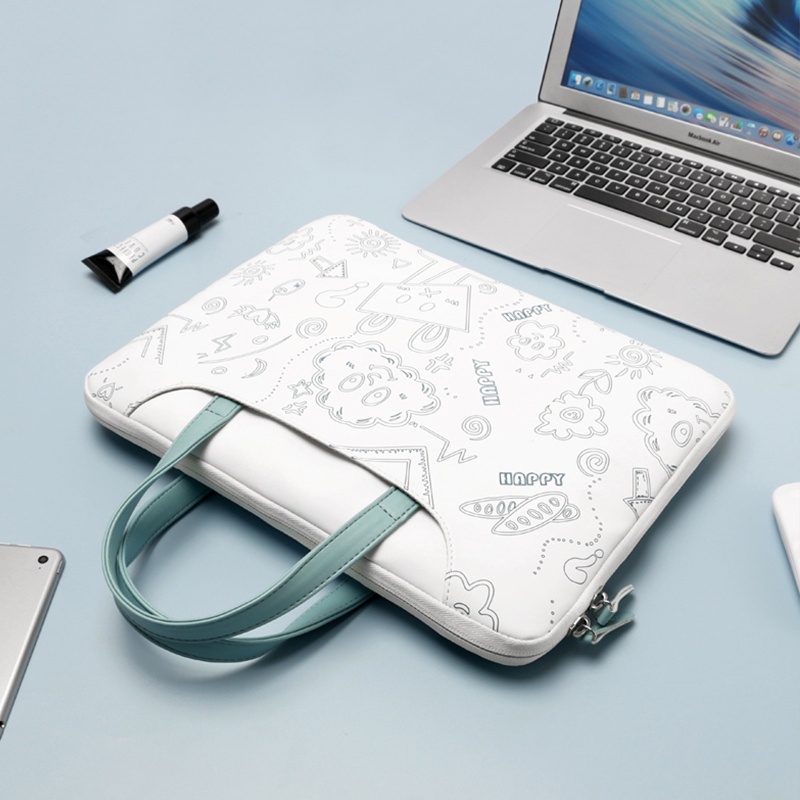 Túi đựng bảo vệ laptop 13.3 14 15.6 inch EVERTONER chống thấm nước hoạ tiết Graffiti độc đáo