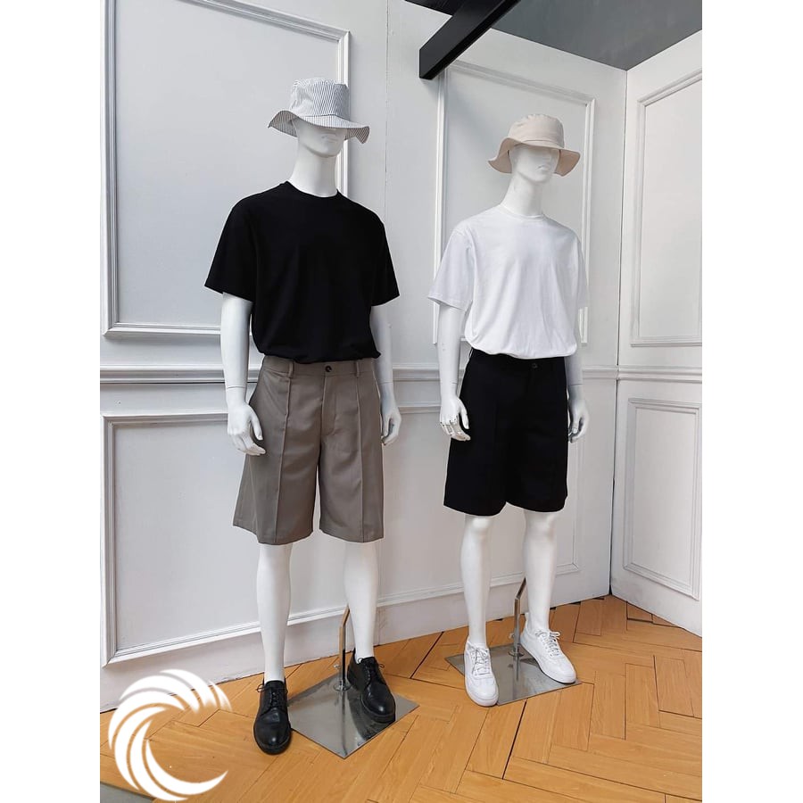 Áo thun nam basic Cotton Compact phiên bản Premium chống nhăn || 2023