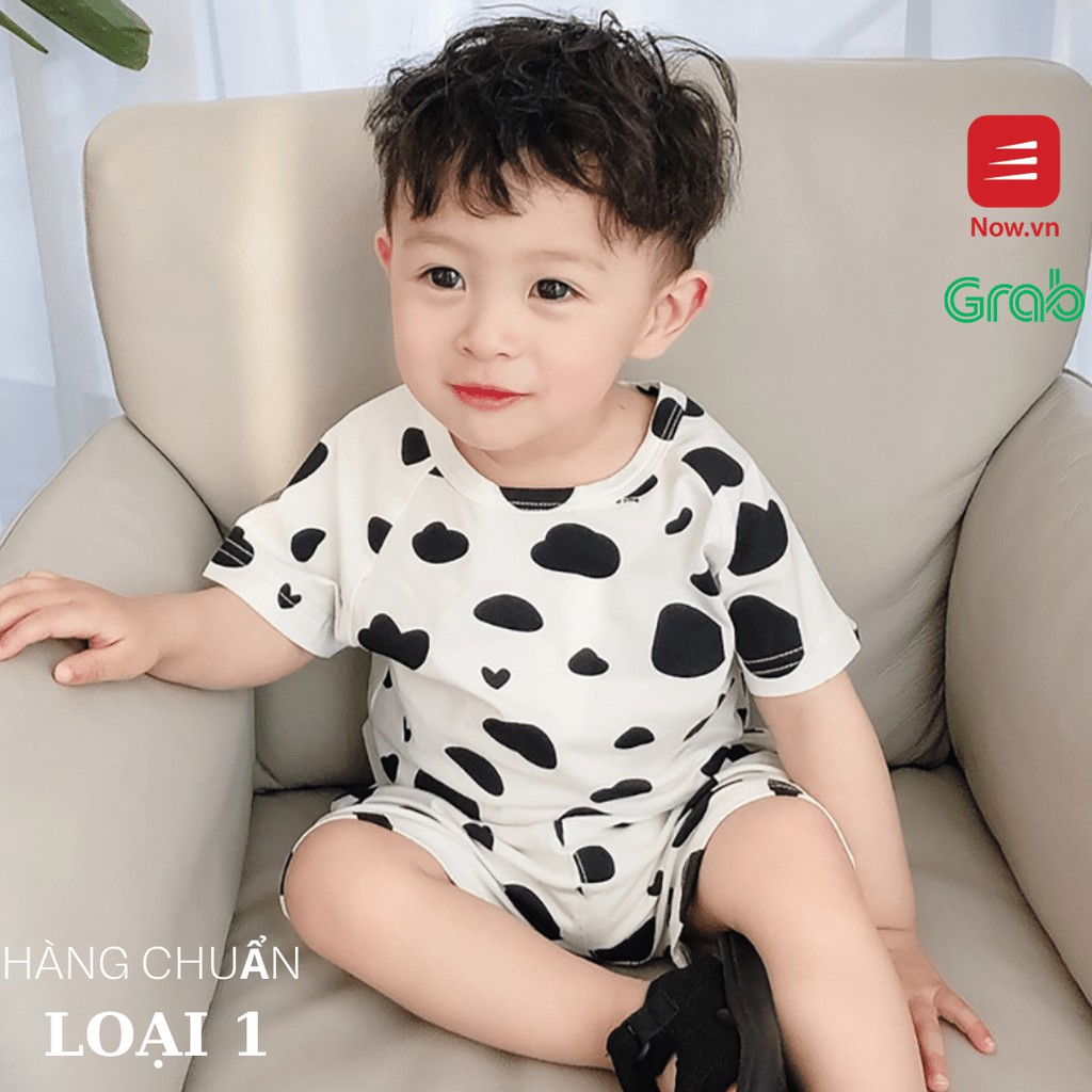 Đồ Thu Đông - Bộ bò sữa Minky Mom dài tay/ Cộc tay đáng yêu cho bé 6 - 20kg