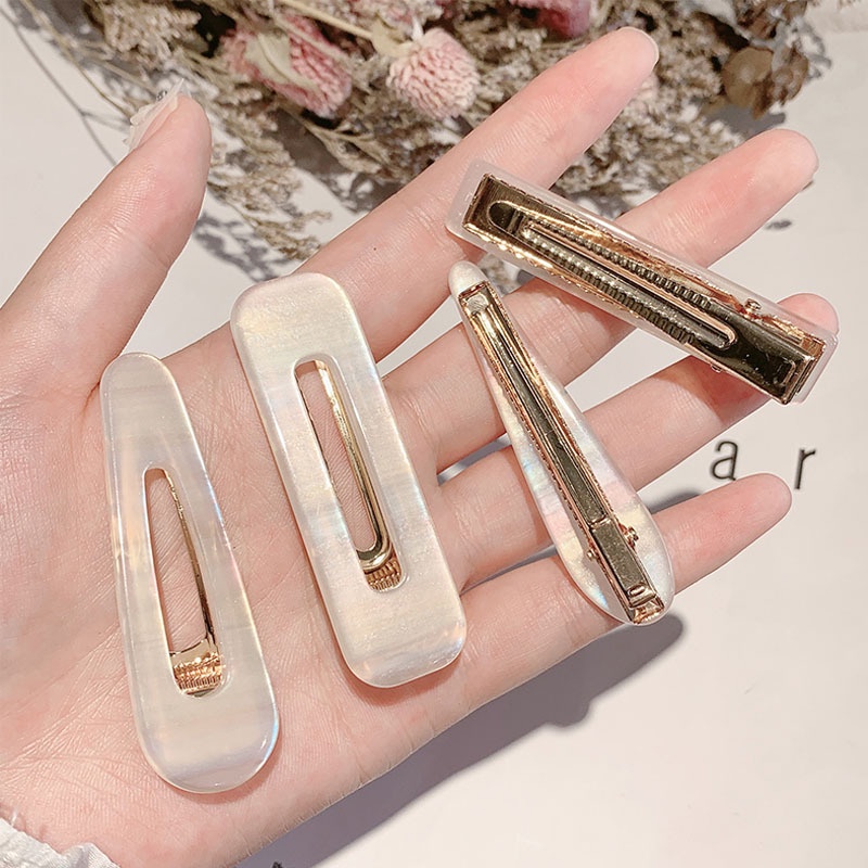 Kẹp Tóc Hình Vỏ Sò Thiết Kế Đơn Giản Thời Trang Cho Nữ