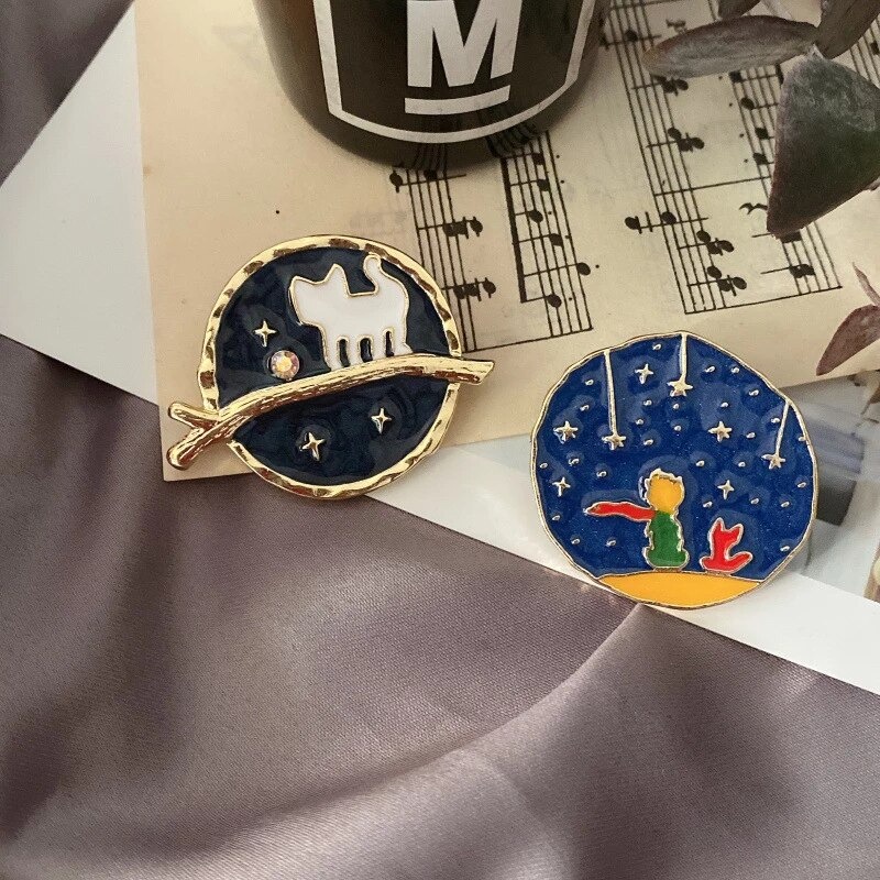 Pin cài áo hoàng tử bé The Little Prince - GC167