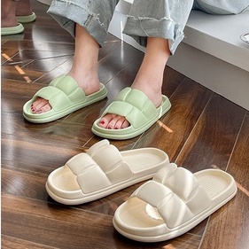 Dép CHAO Quai Ngang Bánh Mì Unisex, cực nhẹ êm chân, dép quai ngang nữ sang chảnh A108 Warm&amp;Cute