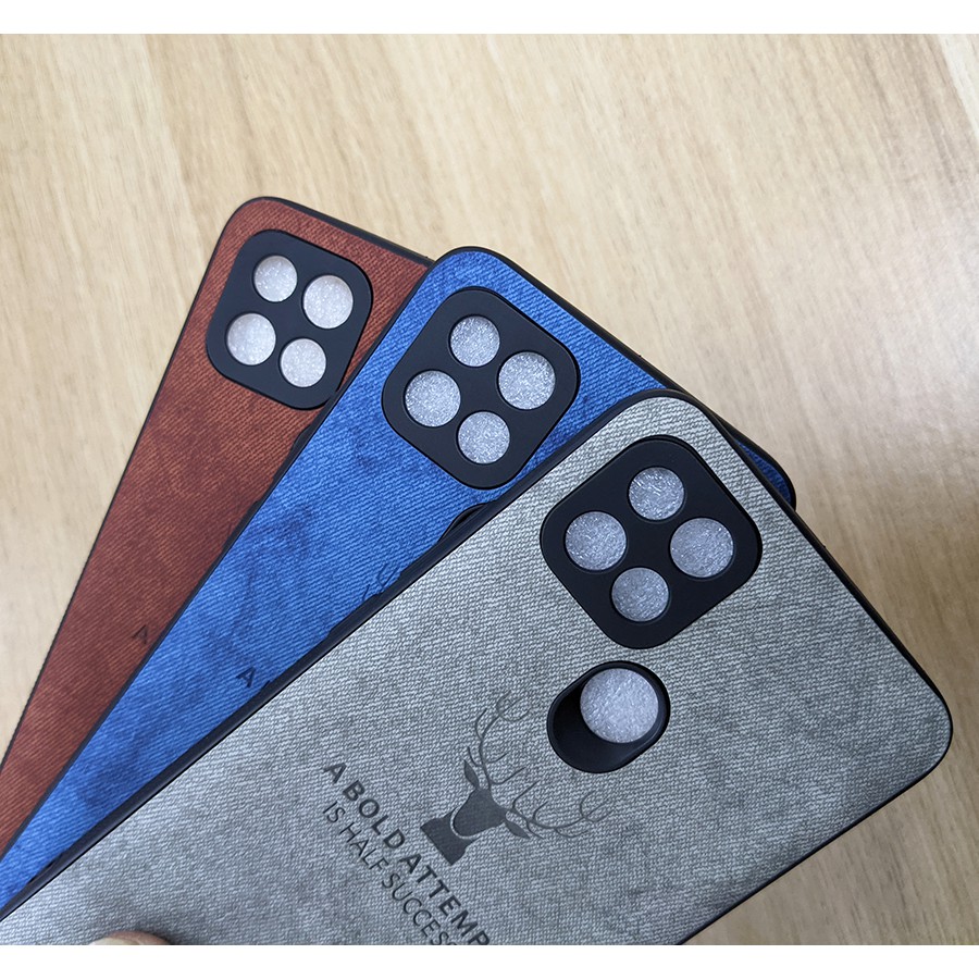 Bộ ốp lưng giả da kính cường lực full màn hình Oppo A15