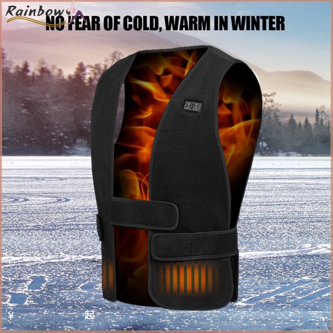 Áo Sưởi Ấm Usb Không Tay Có Thể Điều Chỉnh 3 Chế Độ Bảo Vệ Chống Gió