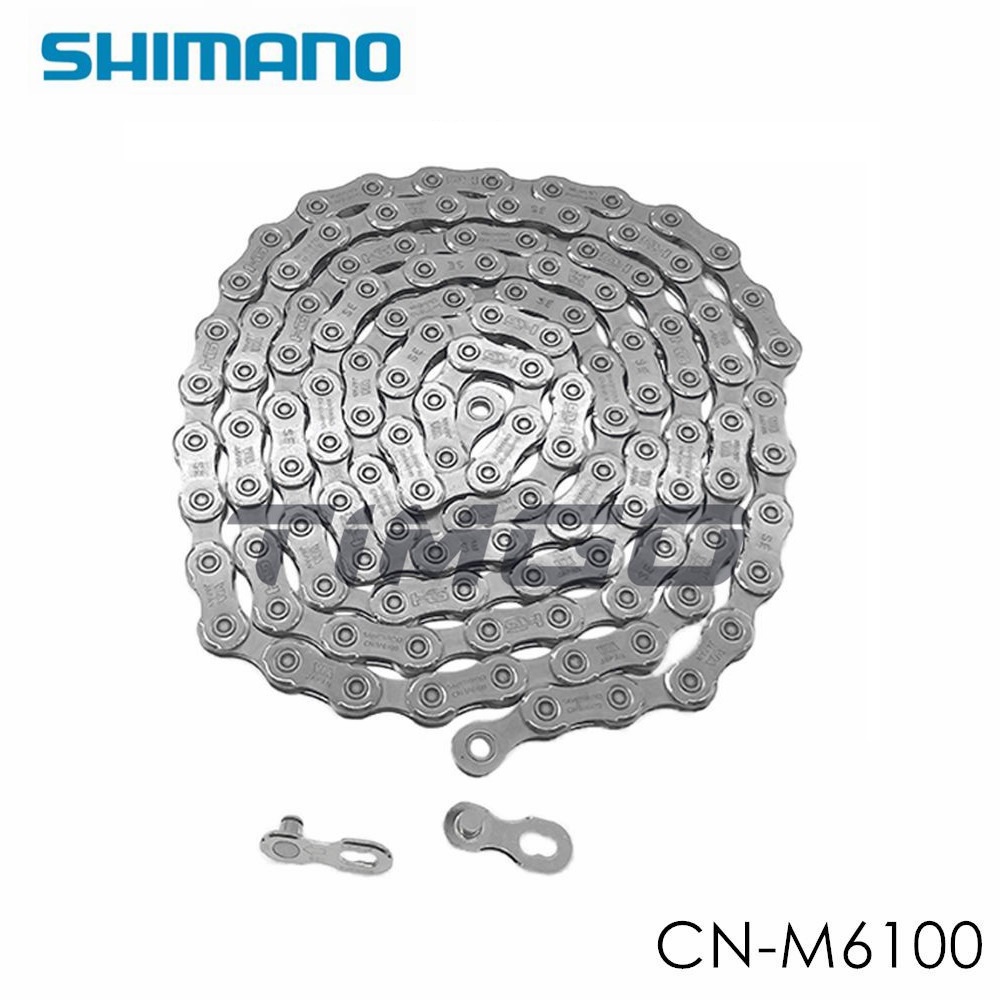 Dây Sên Xe Đạp Leo Núi Shimano Deore CN-M6100 MTB 12 Tốc Độ 118 Mắt Xích / 124
