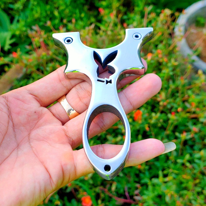 Ná cao su giá rẻ_ Ná Tai Thỏ Inox + 3 Bộ dây