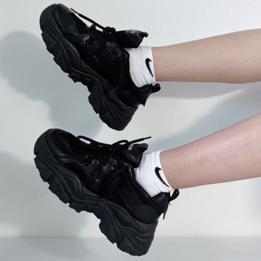 Giày độn đế nữ hàng quảng châu cao cấp đế độn 7cm da sịn fom đế khâu siêu êm chân dễ phối đồ hót trend 2022 size 36-40