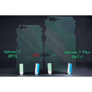 Dán Dẻo TPU Full Mặt Sau Lưng Iphone 7 - Iphone 7 Plus - Iphone 8 - Iphone 8 Plus