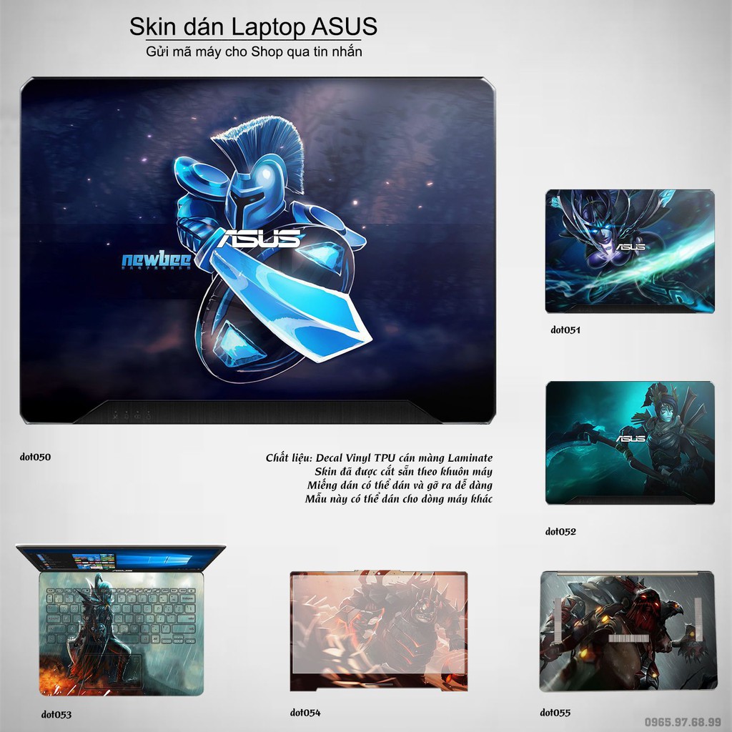 Skin dán Laptop Asus in hình Dota 2 _nhiều mẫu 9 (inbox mã máy cho Shop)