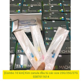 [Combo 10 kim] Kim canula đầu tù các size 23G/25G/27G