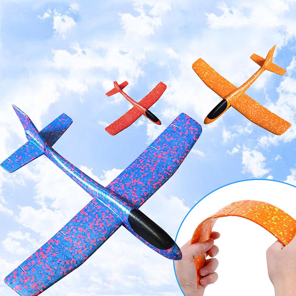 Máy Bay Xốp Đồ Chơi Có Đèn LED