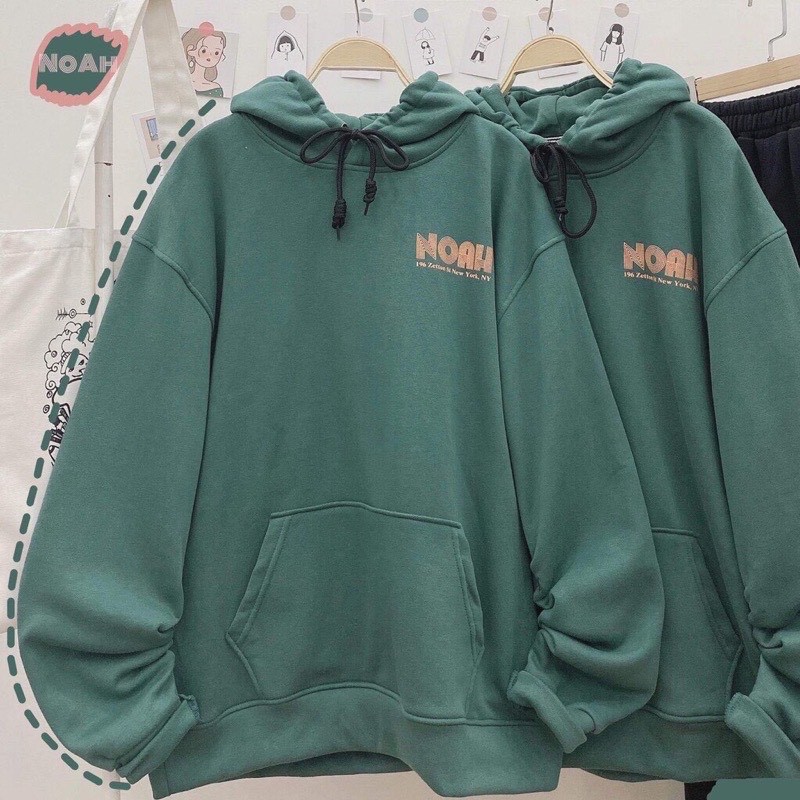 Áo Hoodie NOAH Áo Hoodie Nỉ Ngoại Dày Dặn Mũ To 2 Lớp Form Rộng Unisex Nam Nữ [Ảnh Thật + Video]