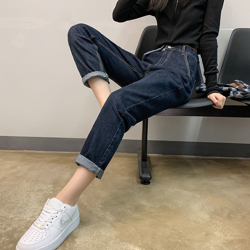 Quần Jeans Nữ Lưng Cao Dáng Rộng Thời Trang Cá Tính  tao bao