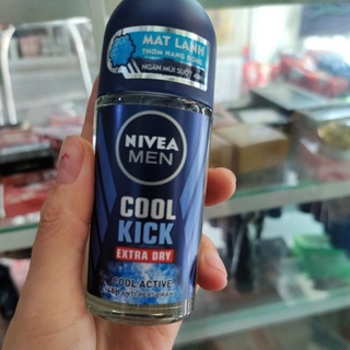  Lăn khử mùi nivea men mát lạnh thơm năng động 50ml 
