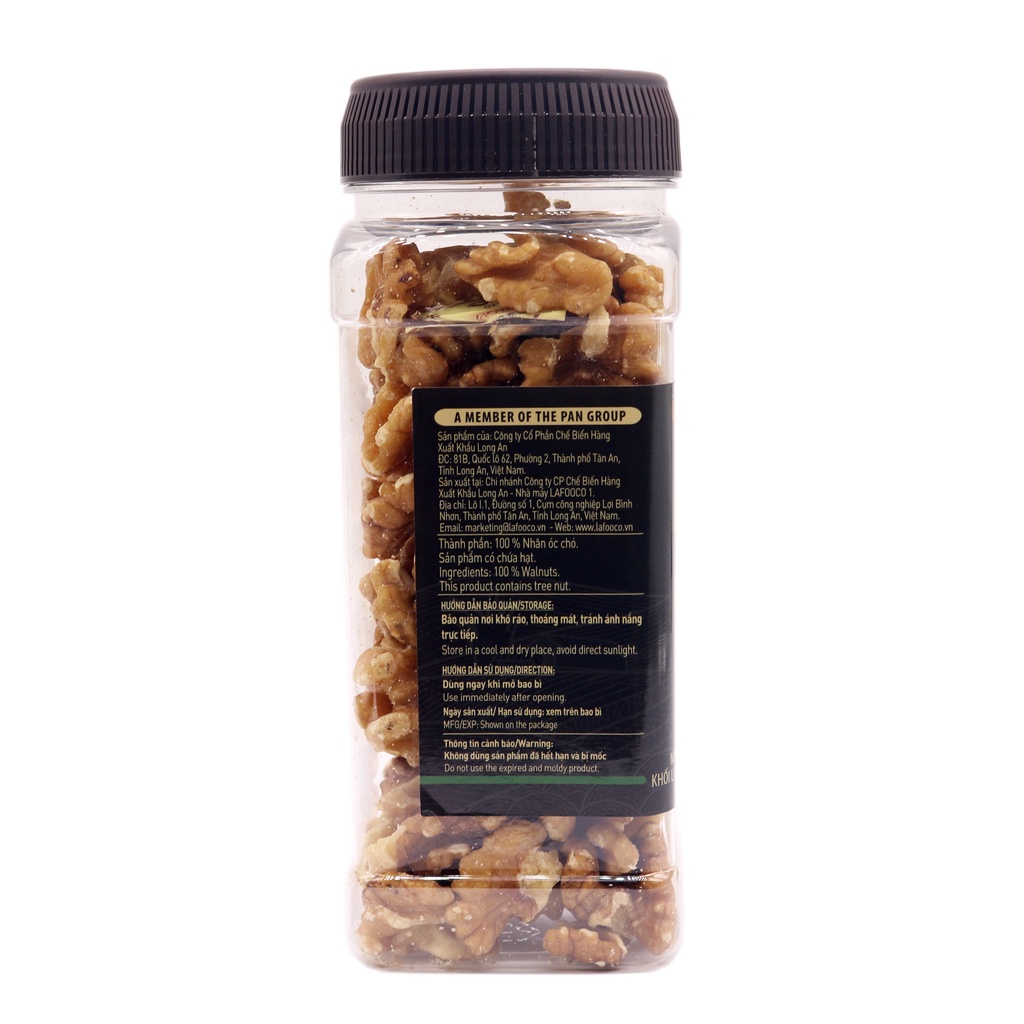 Nhân Óc Chó Mỹ Sấy Không Muối LAFOOCO Unsalted walnut 180g