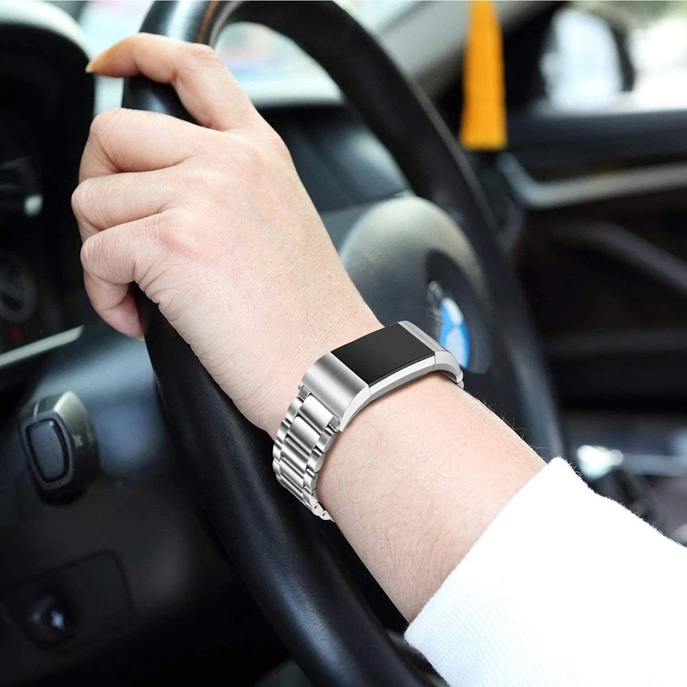 Dây đeo inox cho đồng hồ thông minh Fitbit Charge 4 3 2 Charge 2 3 4