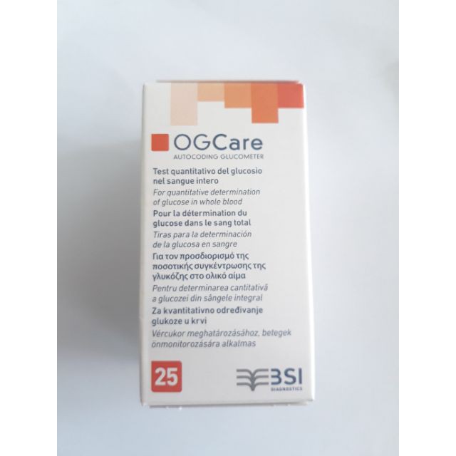 ✅ Que Thử Đường Huyết: Ogcare (Ý - Italia) Hạn sử dụng xa (1-2 năm) -VT0051