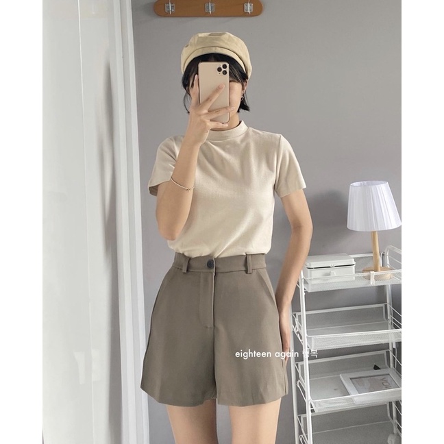 Áo thun tay ngắn chất nhung mịn (HÀNG SẴN/ẢNH THẬT) | BigBuy360 - bigbuy360.vn