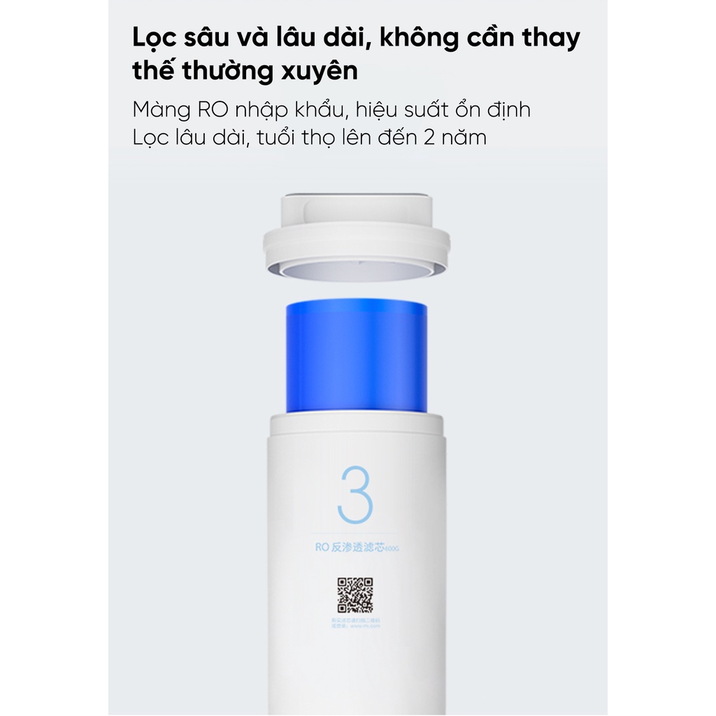 Lõi lọc nước số 3 máy lọc nước Xiaomi 400G Reverse Osmosis Filter