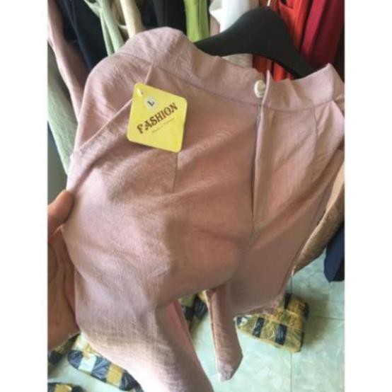 [SIÊU GIẢM GIÁ] Quần Ngố Ống Rộng Vải Đũi Thái Siêu Đẹp - Mát - Lưng Chun Co Dãn | BigBuy360 - bigbuy360.vn