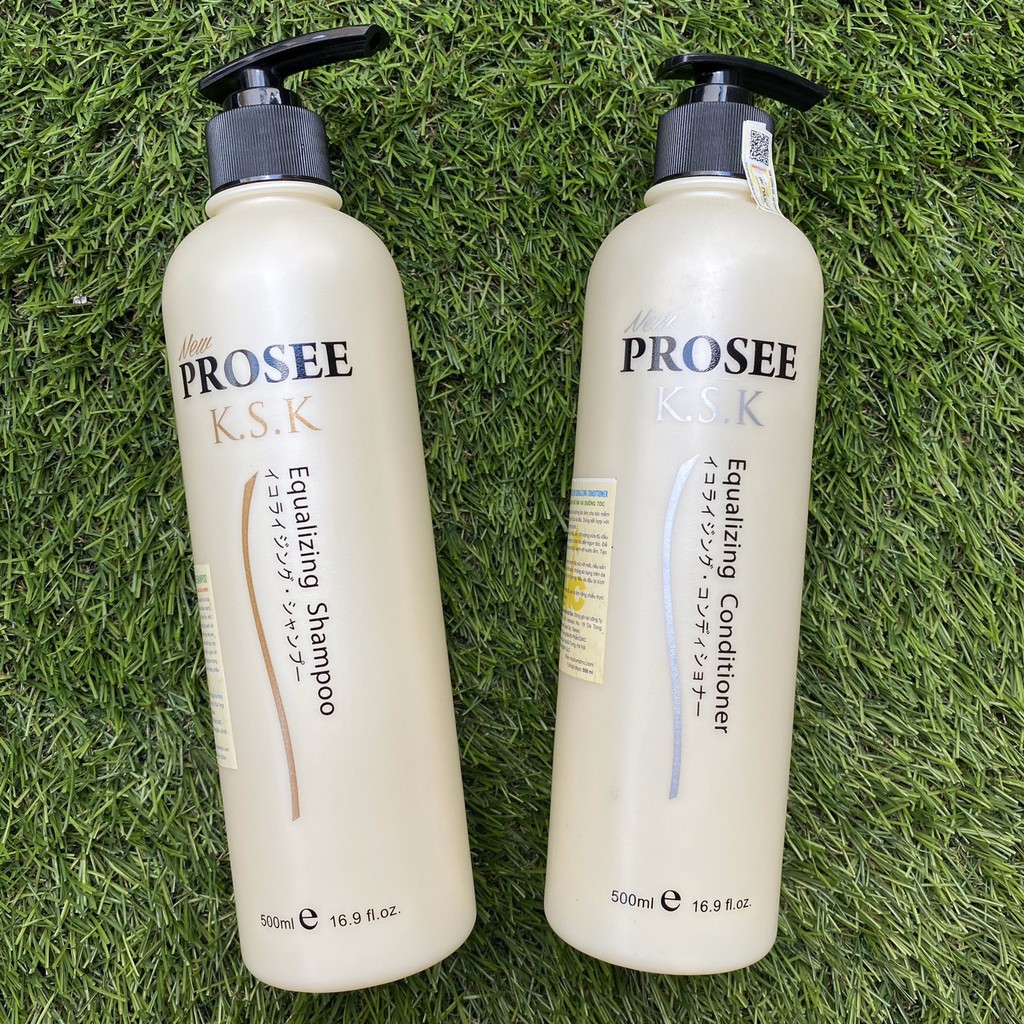 Dầu xả hạn chế gàu da đầu nhờn KSK Prosee Equalizing Conditioner Prosee 500ml