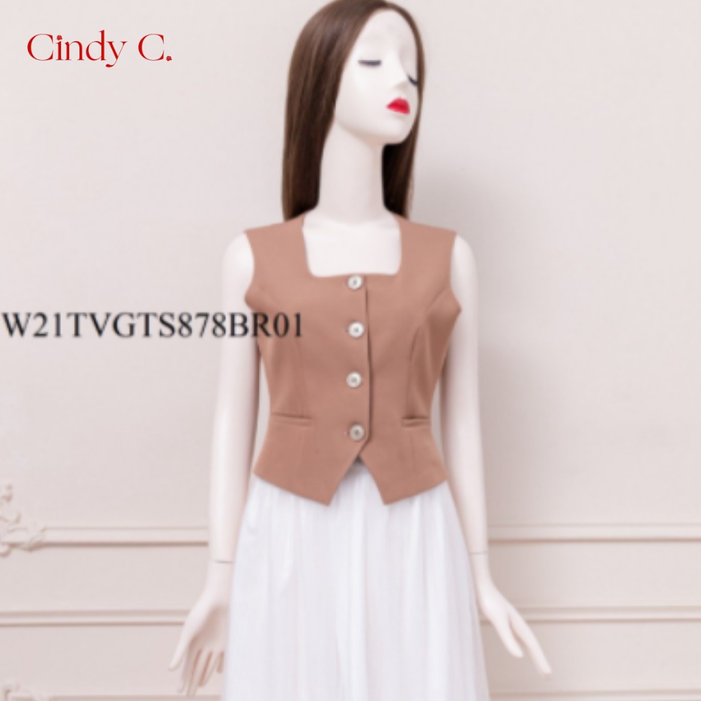 Áo Vest CINDY C chất liệu Tuytsi thanh lịch, phong cách công sở 898/ 878