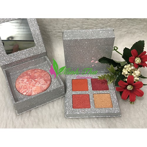 Phấn Mắt và Má Hồng Sivanna Colors Luxury Crown Blush Eye Pallete HF3008