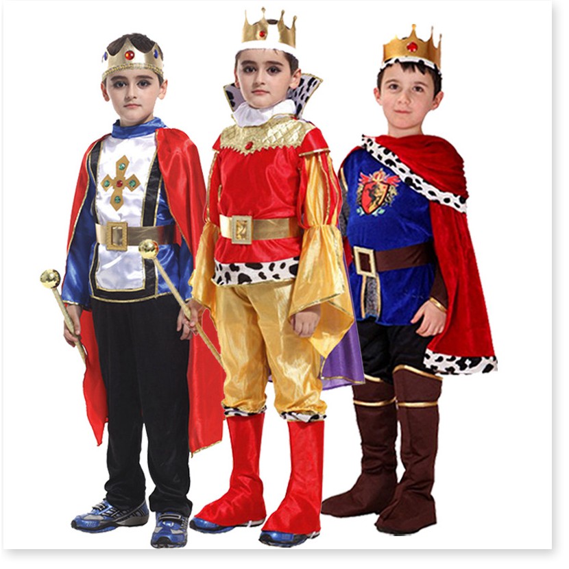 Halloween trang phục trẻ em cosplay cosplay biểu diễn quần áo biểu diễn Aladdin vua hoàng tử trang phục