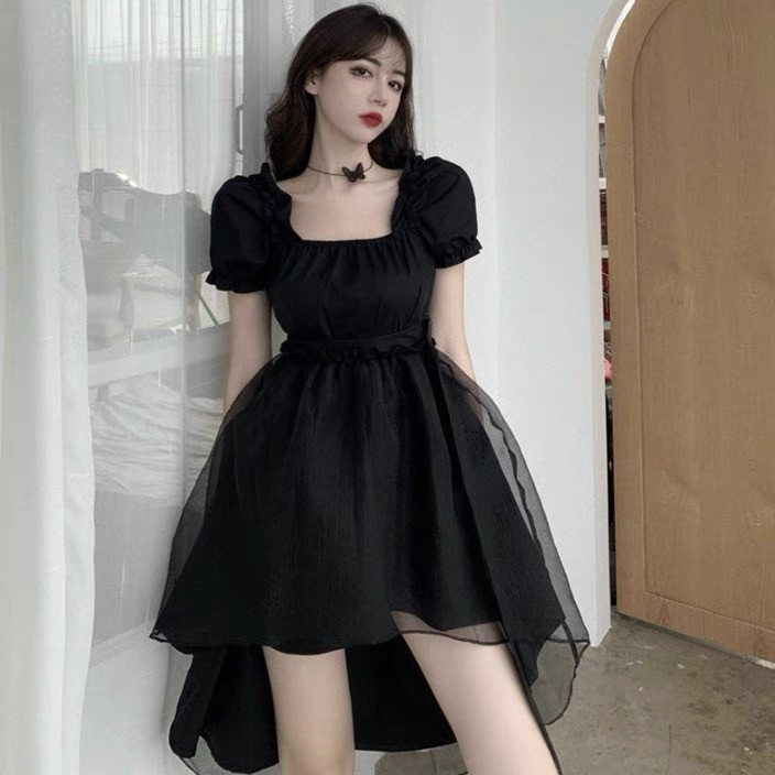 (CLIP THẬT) Đầm babydoll ulzzang đầm dáng xòe voan phồng FIO | BigBuy360 - bigbuy360.vn