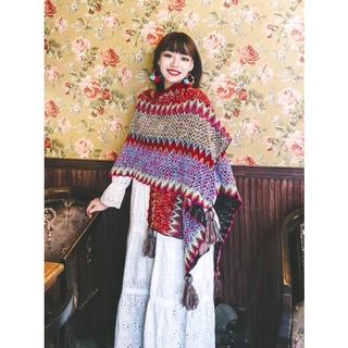 Khăn len thổ cẩm dân tộc/ khăn bohemian