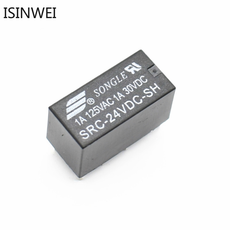 5PCS Relays SRC-05VDC-SH SRC-12VDC-SH SRC-24VDC-SH 5V 12V 24V 8PINS Relay Wholesale Price