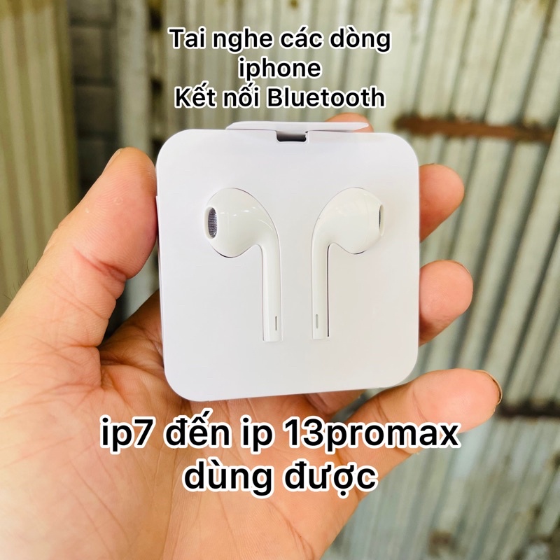 Tai nghe có dây micro,phone nhét tai bluetooth tự hiện cho IP 7plus/8plus/XsMax/11pro/11promax/12promax