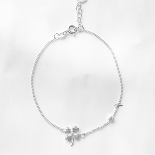 Lắc tay bạc 925 Clover - Shimmer Silver