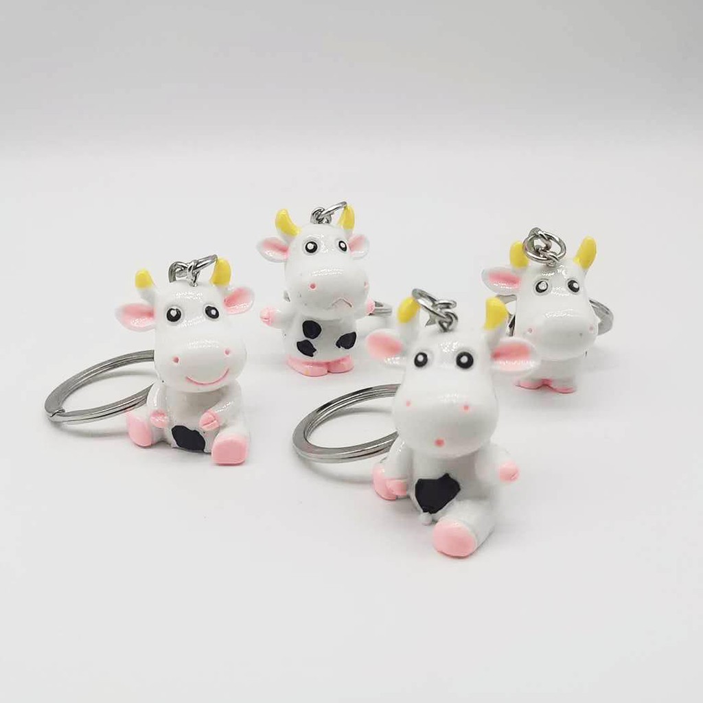 Móc khóa bò sữa dễ thương  - shop8868