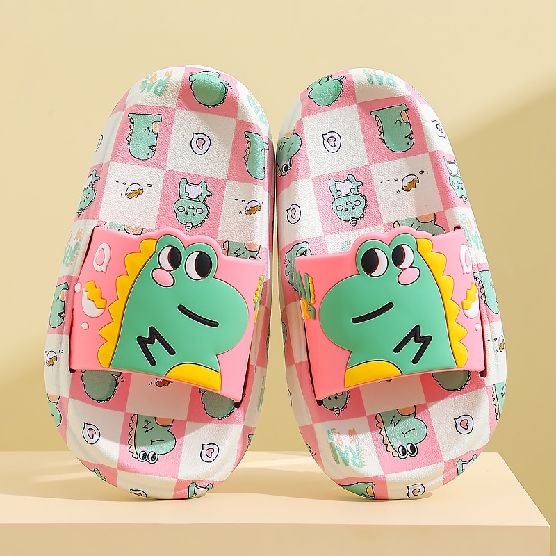 (TH14) Dép Cho Bé Họa Tiết Khủng Long Đáng Yêu