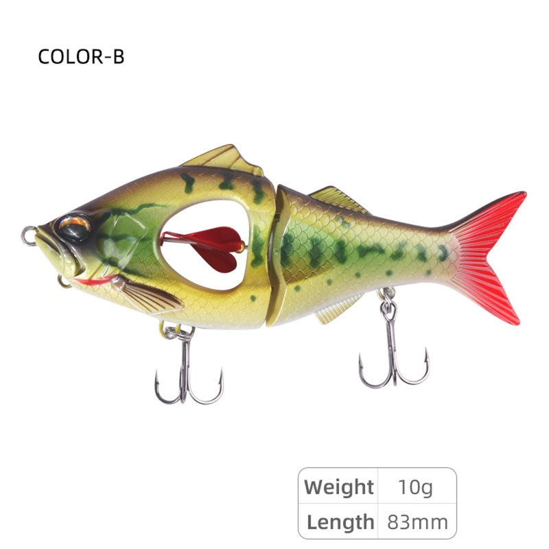 QQ Mồi Câu Cá Giả Nhiều Khớp Nối Chậm Cho Bể Bơi Nước Mặn / Muối