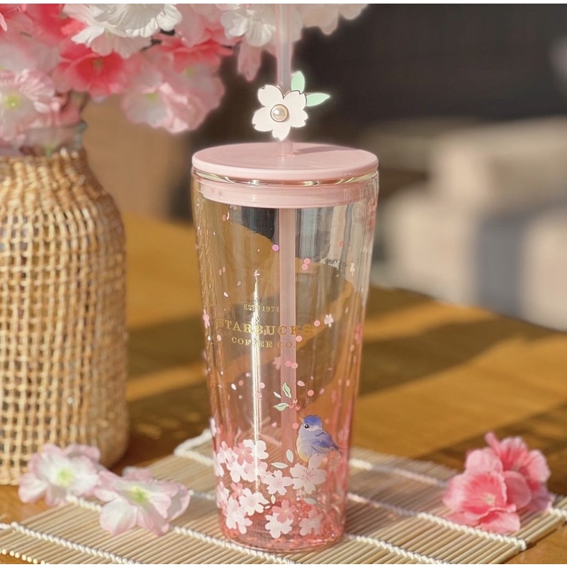 |CHÍNH HÃNG| LY SỨ STARBUCKS 2 LỚP SAKURA SIZE KHỦNG 710ml